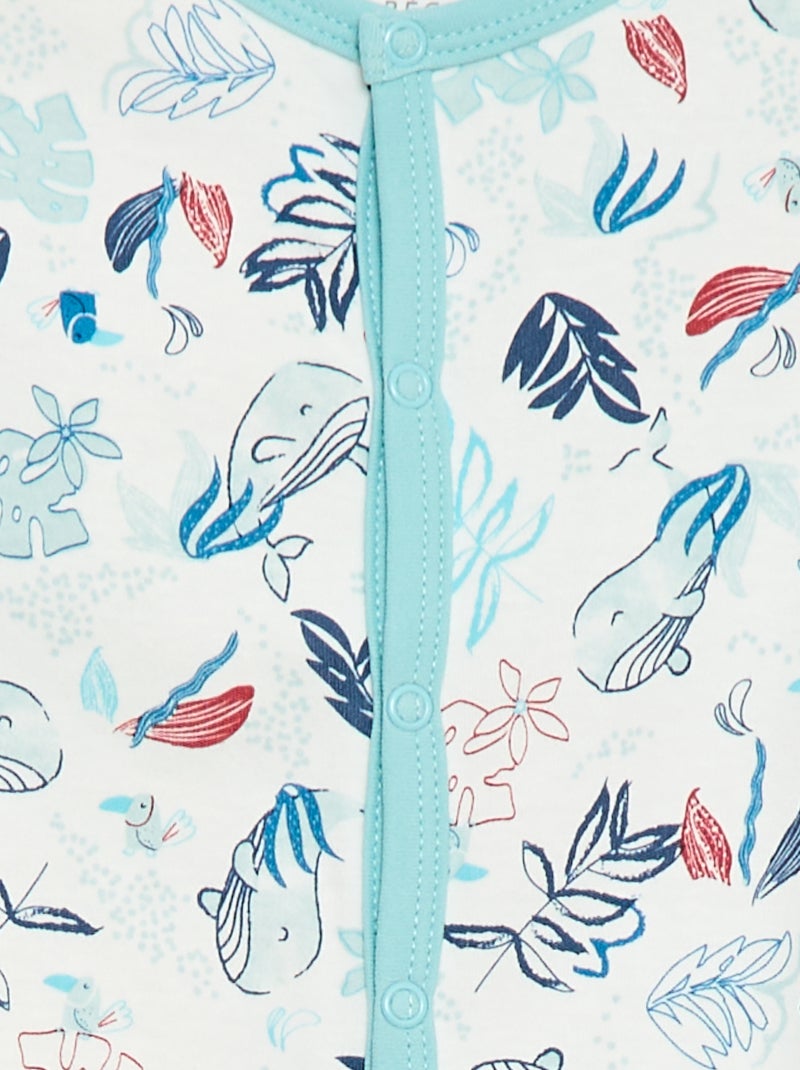 Pyjama dors bien 'Petit Béguin' Bleu - Kiabi