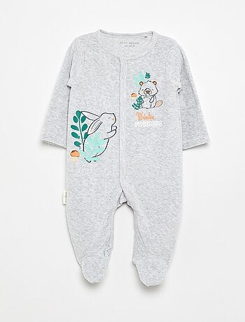 Pyjama dors bien 'Petit Béguin' en velours