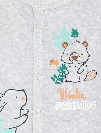 Pyjama dors bien 'Petit Béguin' en velours