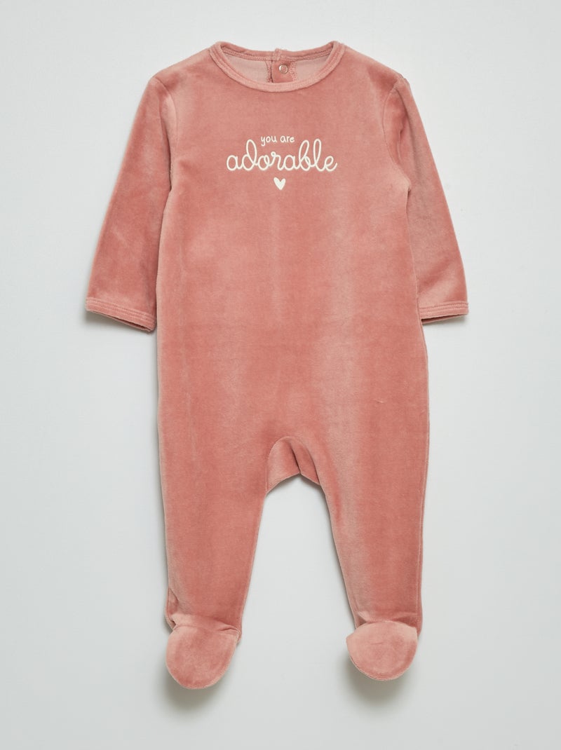 Pyjama dors-bien Rose - Kiabi