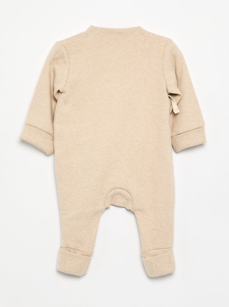 Pyjama dors bien sans pieds Beige - Kiabi