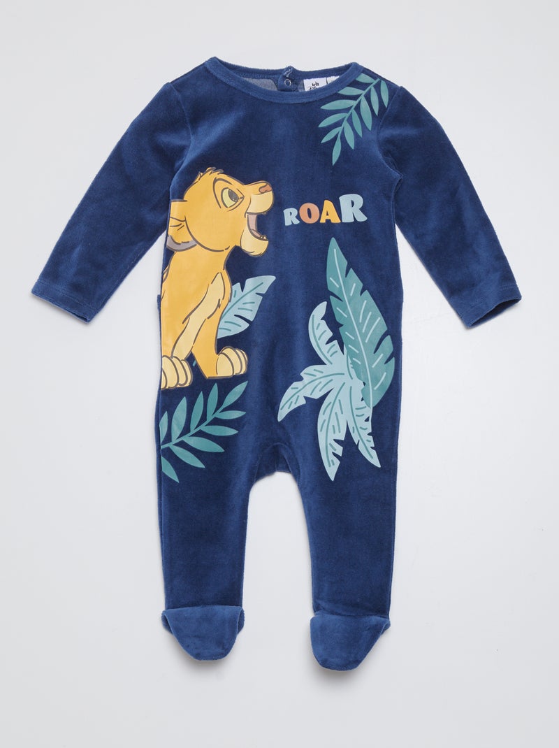 Pyjama dors-bien 'Simba' Bleu - Kiabi
