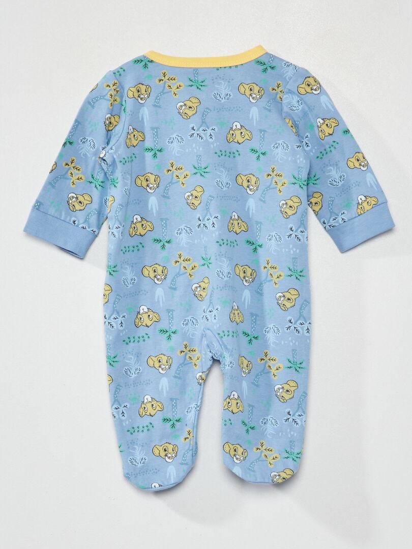 Pyjama Bébé Sans Pieds – Lot De 3 – 100% Coton – Fermeture Éclair Double Sens – NEXT