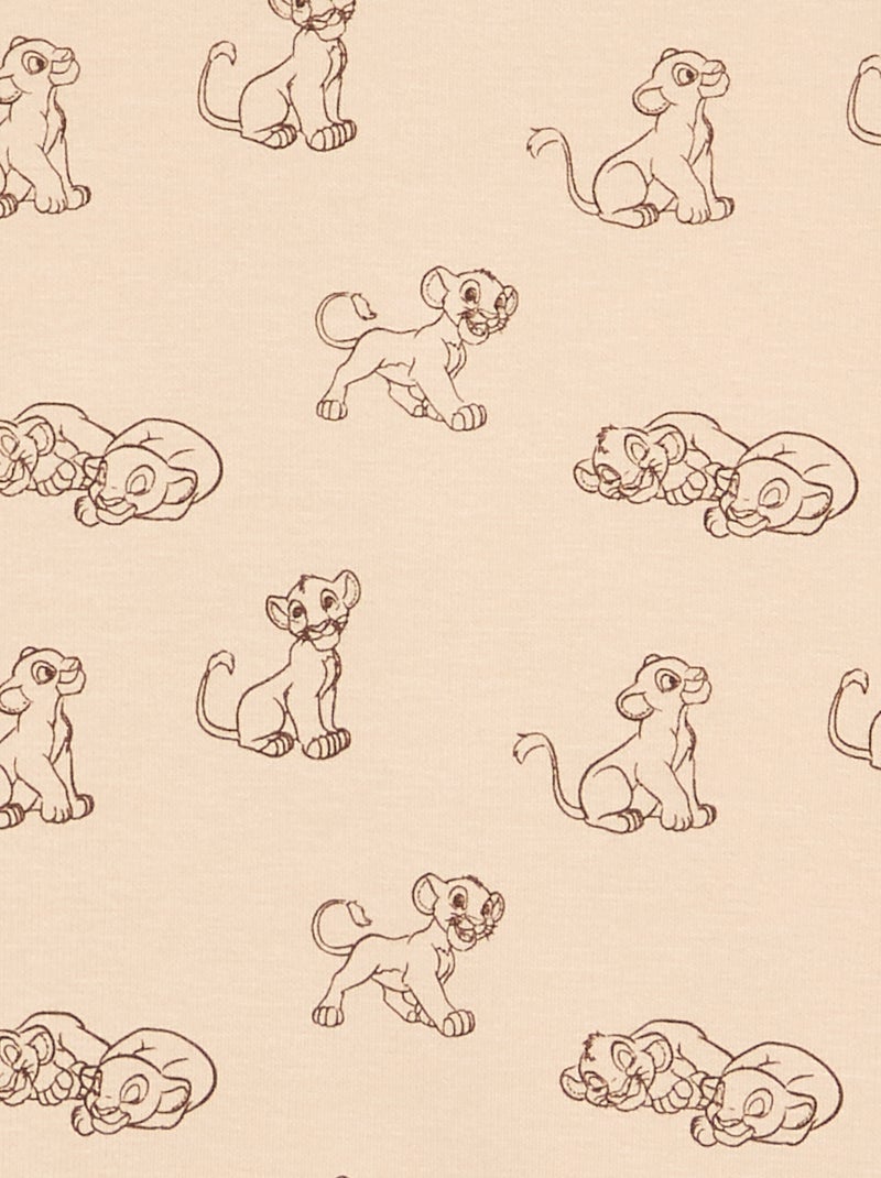 Pyjama dors bien 'Simba' 'Disney' Beige - Kiabi