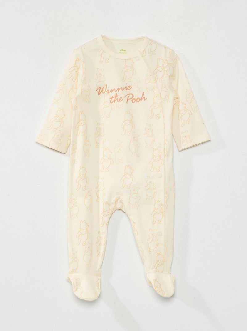 Pyjama dors-bien 'Winnie' Jaune - Kiabi