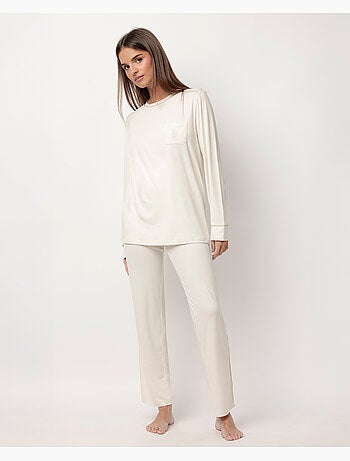 Pyjama doux à manches longues pour femme ADMAS CLASSIC