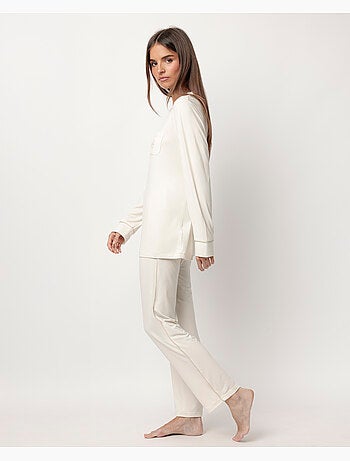 Pyjama doux à manches longues pour femme ADMAS CLASSIC