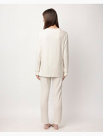Pyjama doux à manches longues pour femme ADMAS CLASSIC