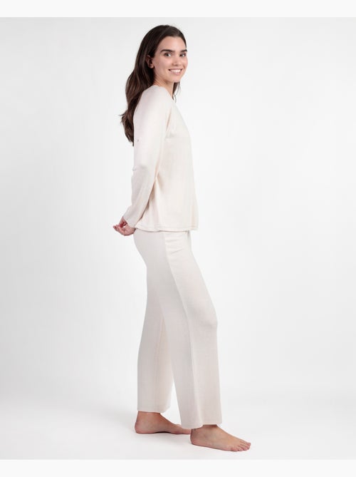 Pyjama doux à manches longues pour femme ADMAS HOME - Kiabi Pyjama doux à manches longues pour femme ADMAS HOME - Kiabi