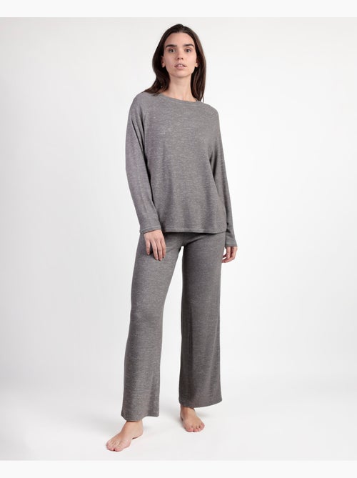 Pyjama doux à manches longues pour femme ADMAS HOME - Kiabi Pyjama doux à manches longues pour femme ADMAS HOME - Kiabi