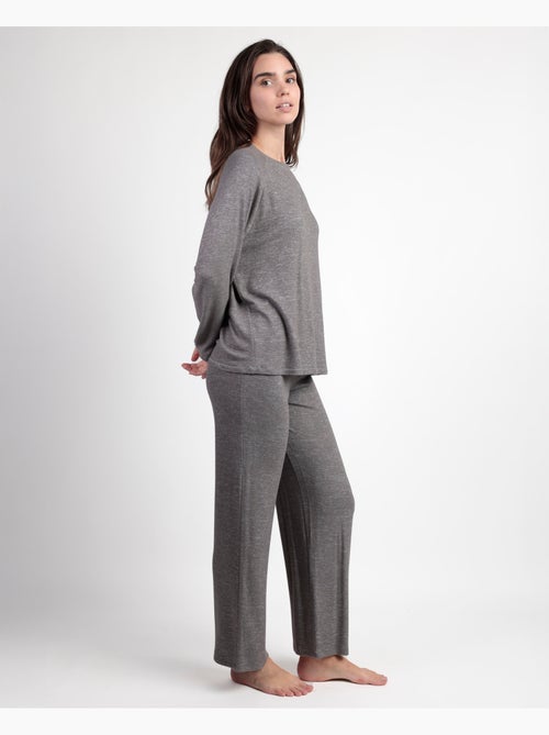 Pyjama doux à manches longues pour femme ADMAS HOME - Kiabi Pyjama doux à manches longues pour femme ADMAS HOME - Kiabi