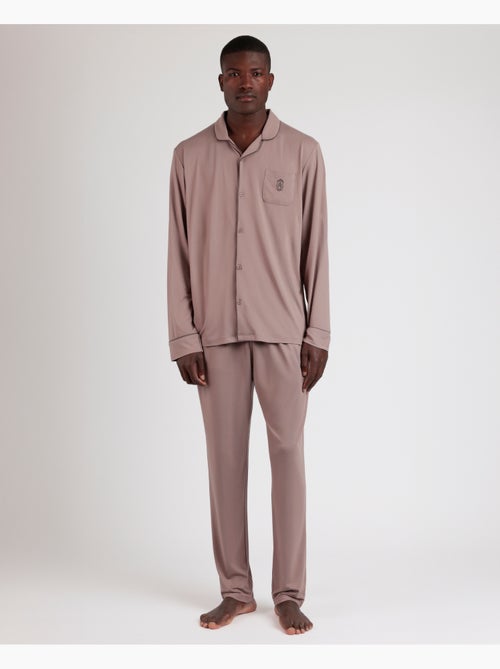 Pyjama doux à manches longues pour homme ADMAS CLASSIC - Kiabi Pyjama doux à manches longues pour homme ADMAS CLASSIC - Kiabi