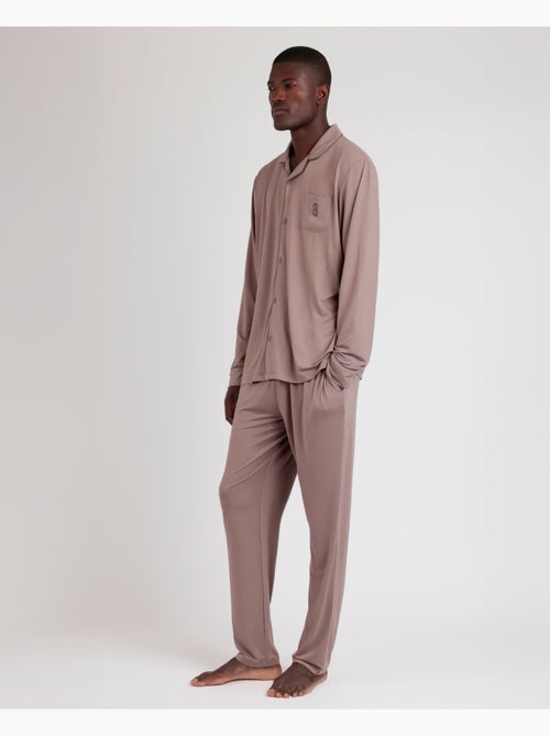Pyjama doux à manches longues pour homme ADMAS CLASSIC - Kiabi Pyjama doux à manches longues pour homme ADMAS CLASSIC - Kiabi