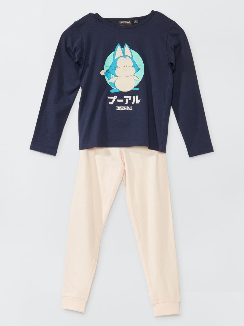 Pyjama 'Dragon Ball Z' en jersey - 2 pièces Bleu/rose - Kiabi