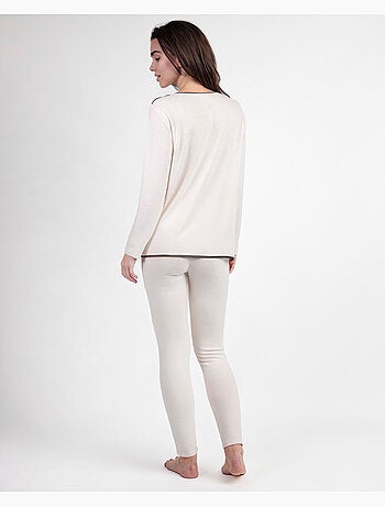 Pyjama élégant à manches longues pour femme ADMAS CLASSIC