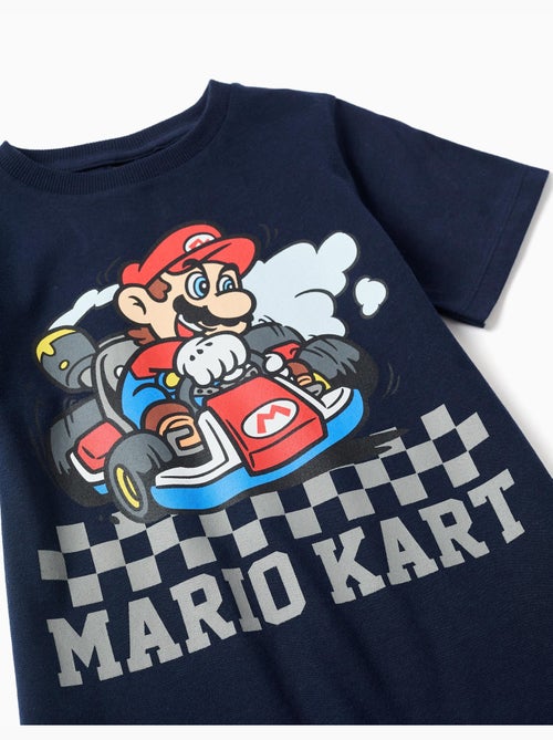 Pyjama en coton à manches courtes avec imprimé Mario Kart - Kiabi