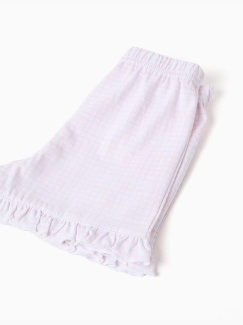 Pyjama en coton à manches courtes et imprimé Stitch - Kiabi