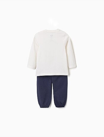 Pyjama en coton à manches longues avec imprimé de la pat' patrouille
