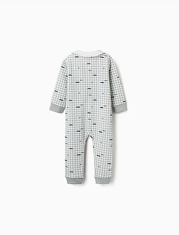 Pyjama en coton à motif vichy