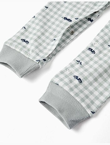 Pyjama en coton à motif vichy