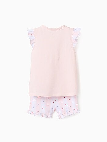 Pyjama en Coton à Volants