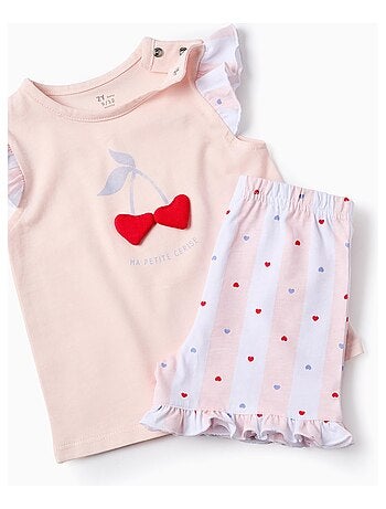 Pyjama en Coton à Volants