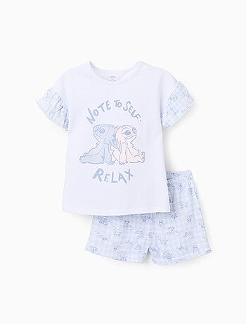 Pyjama en Coton à Volants Lilo et Stitch
