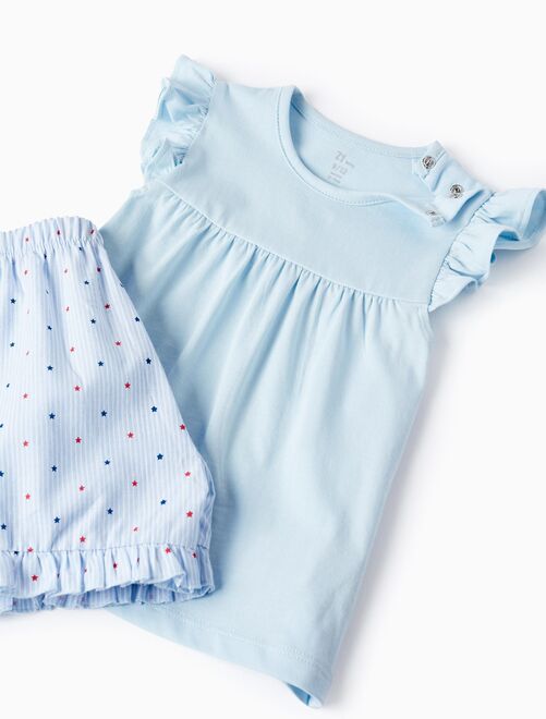 Pyjama En Coton Avec Étoiles Pour Bébé Fille manches courtes - Kiabi