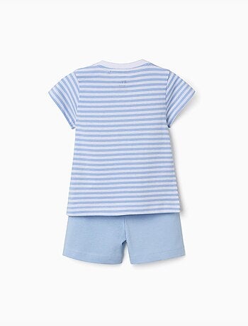 Pyjama en coton avec imprimé alligator