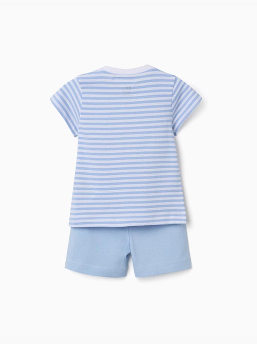 Pyjama en coton avec imprimé alligator - Kiabi