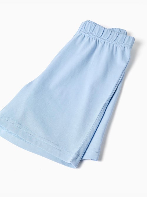 Pyjama en coton avec imprimé crocodile qui brille dans le noir - Kiabi