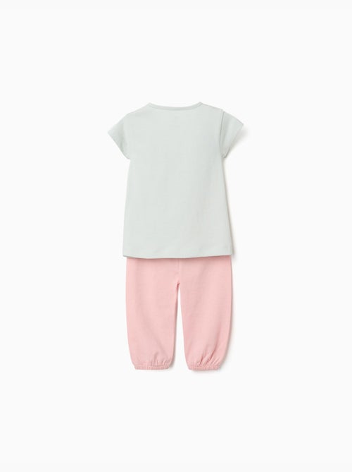 Pyjama en coton avec imprimé fleur - Kiabi Pyjama en coton avec imprimé fleur - Kiabi