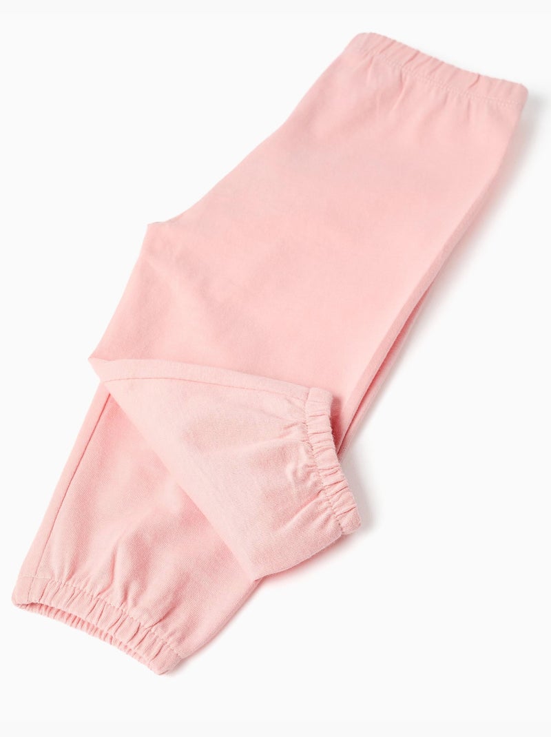 Pyjama en coton avec imprimé fleur Vert - Kiabi
