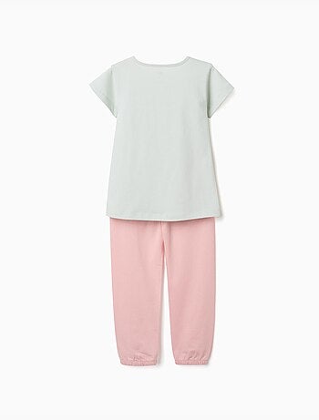 Pyjama en coton avec imprimé fleur