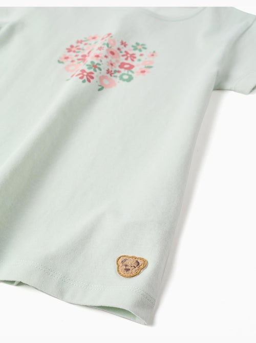 Pyjama en coton avec imprimé fleur - Kiabi Pyjama en coton avec imprimé fleur - Kiabi