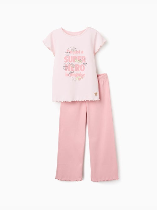 Pyjama en coton avec imprimé Superhero - Kiabi