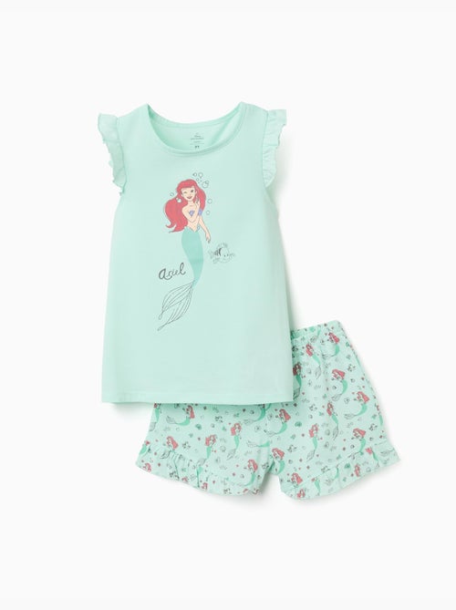 Pyjama en coton avec imprimés la Petite Sirène - Kiabi