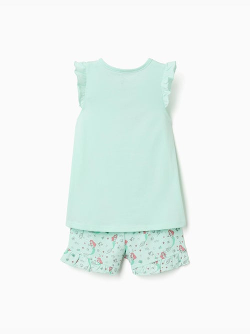Pyjama en coton avec imprimés la Petite Sirène - Kiabi