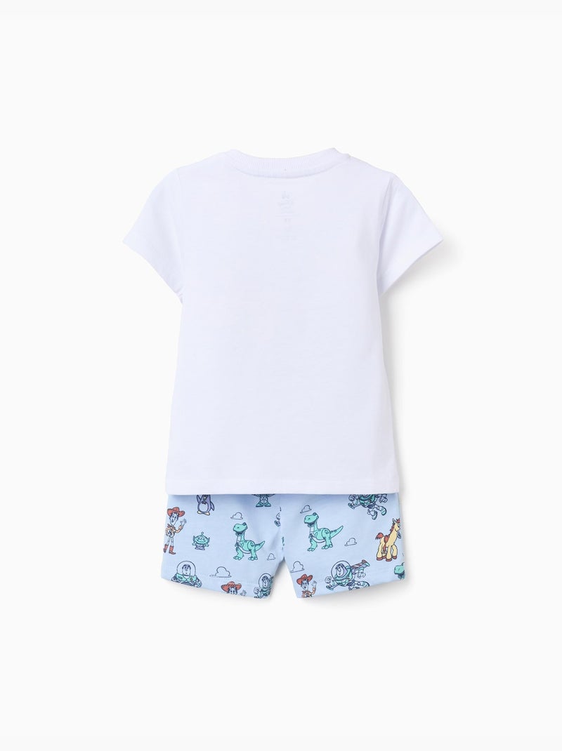 Pyjama en coton avec imprimés Toy Story Blanc - Kiabi