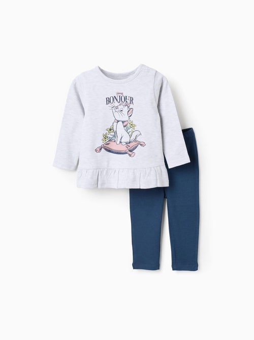 Pyjama en Coton avec Volants Marie - Kiabi