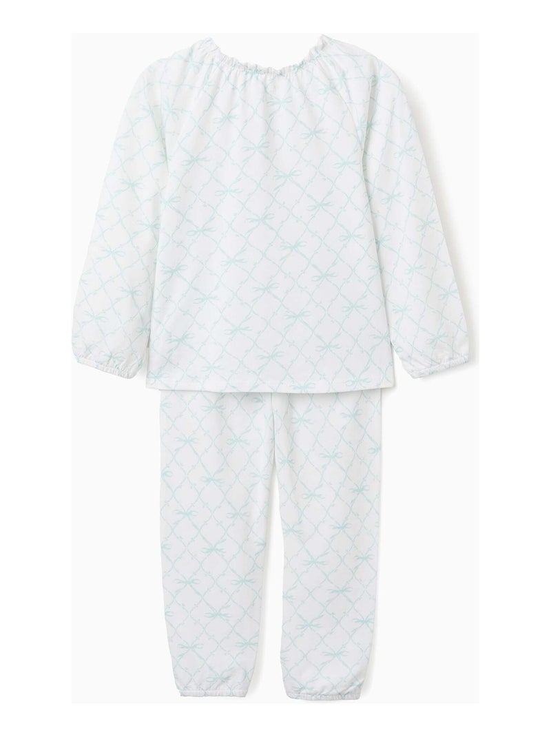 Pyjama en Coton Bleu clair - Kiabi