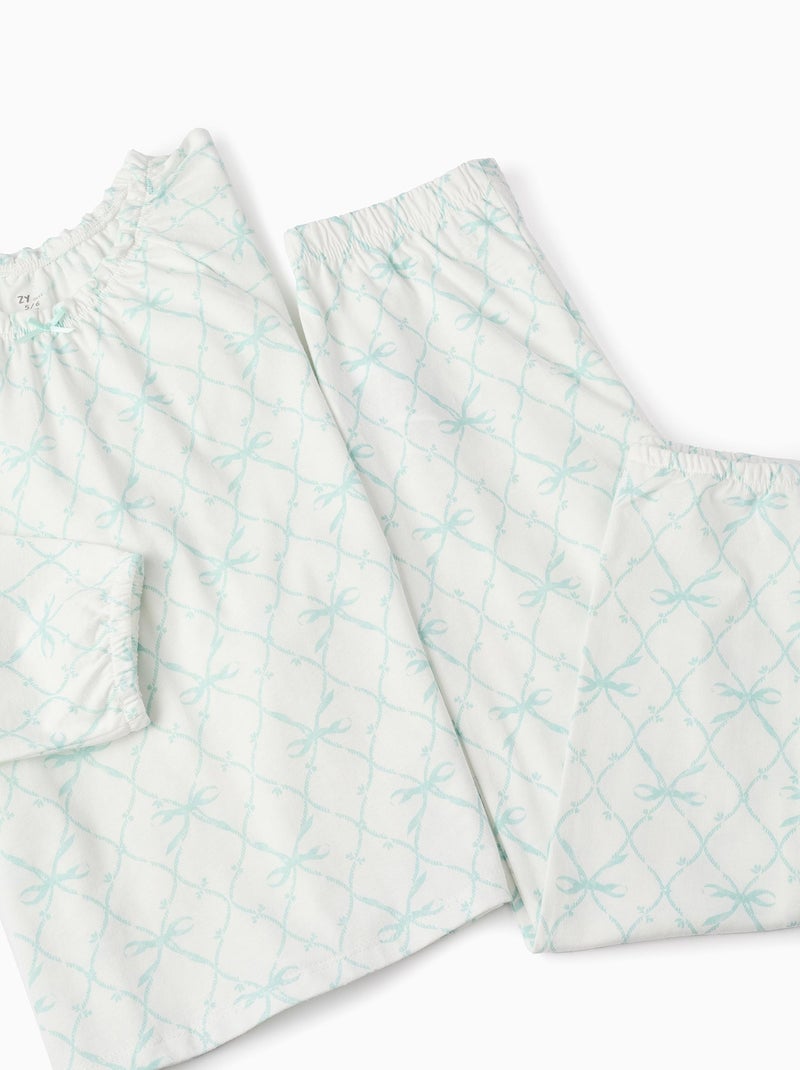 Pyjama en Coton Bleu clair - Kiabi