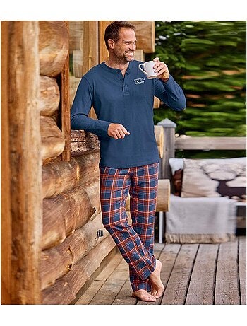 Pyjama Jersey à Carreaux Détente - ATLAS FOR MEN