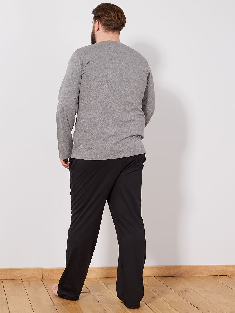 Haut De Pyjama Garçon TU Coton Gris 6-7 Ans – 'Need More Sleep'