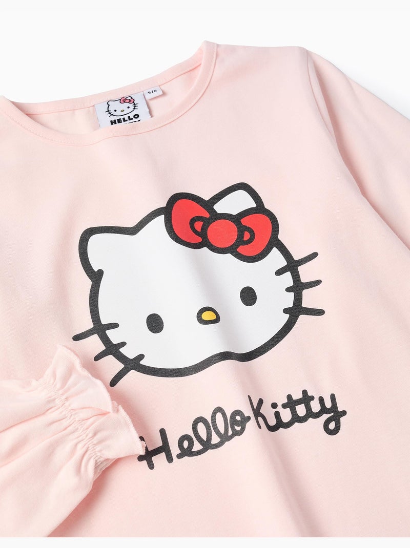 Pyjama en Coton Hello Kitty Rose clair - Kiabi