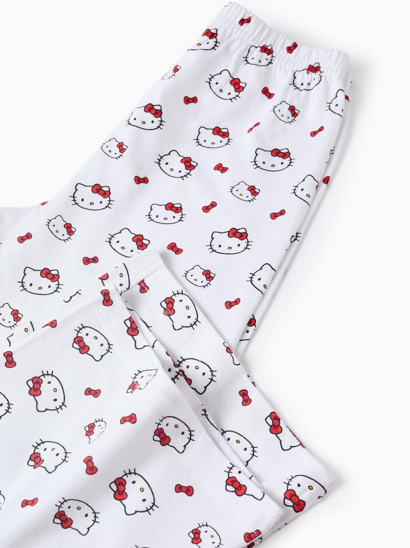 Pyjama en Coton Hello Kitty Rose clair - Kiabi