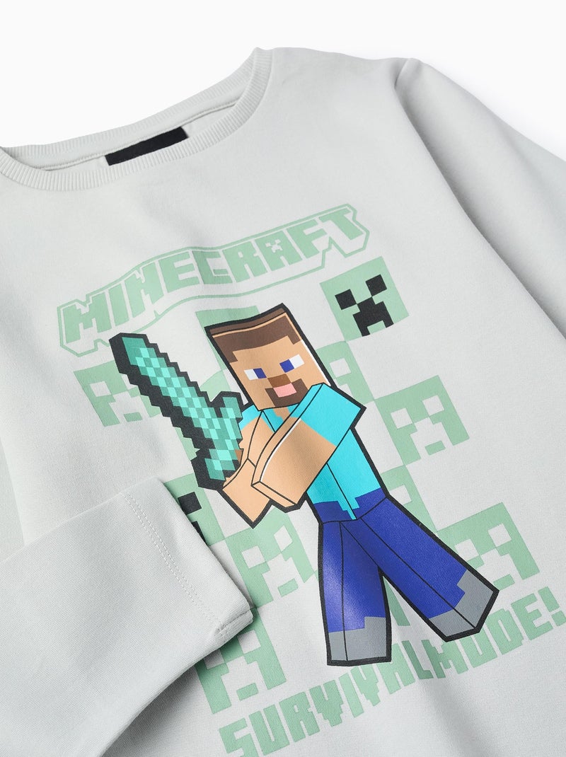 Pyjama en Coton Minecraft Vert clair - Kiabi