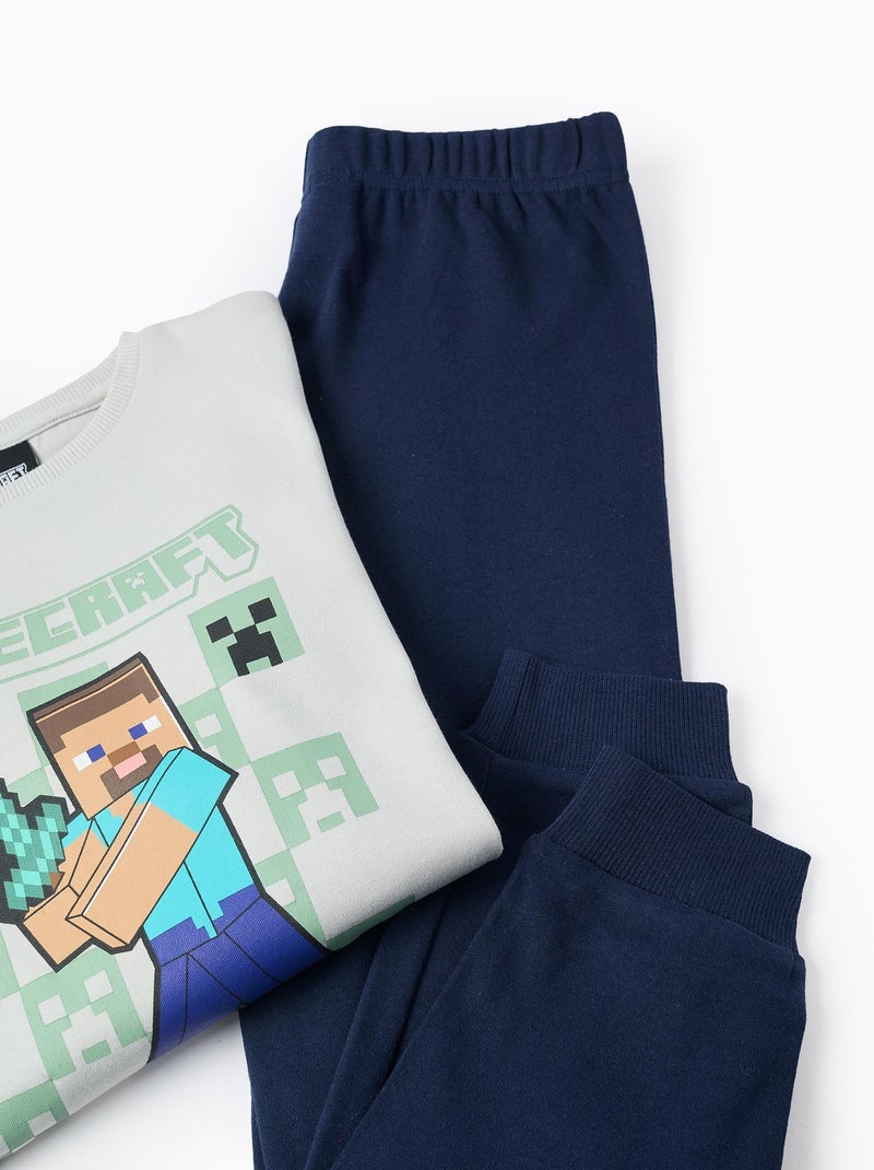 Pyjama en Coton Minecraft Vert clair - Kiabi