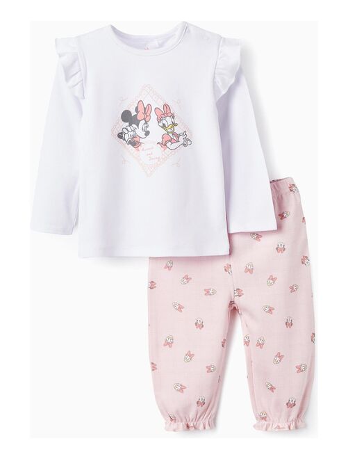 Pyjama en Coton pour Bébé Fille 'Minnie & Daisy' manches longues DISNEY CLASSICS - Kiabi