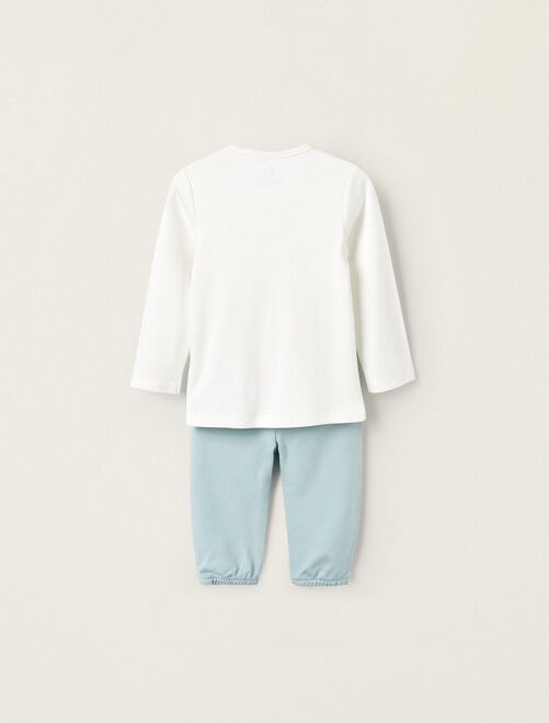 Pyjama en coton pour bébé garçon 'Chère Maman' manches longues LITTLE LOVE NOTES - Kiabi